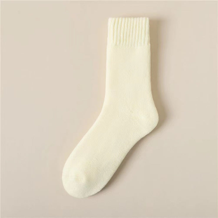 Fleece-lined Female Winter Thicken Thermal Wool Socks