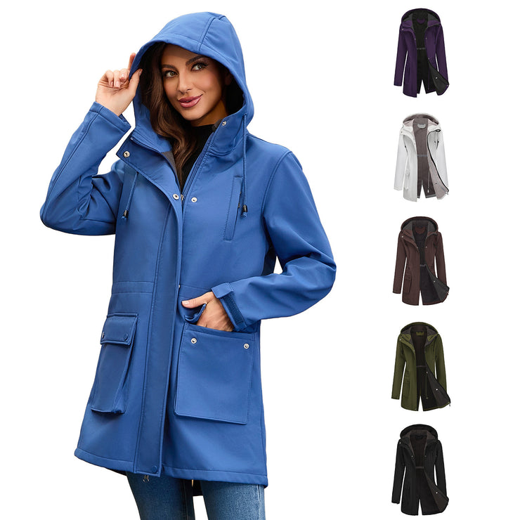 Autumn And Winter Soft Shell Jacket Women&
