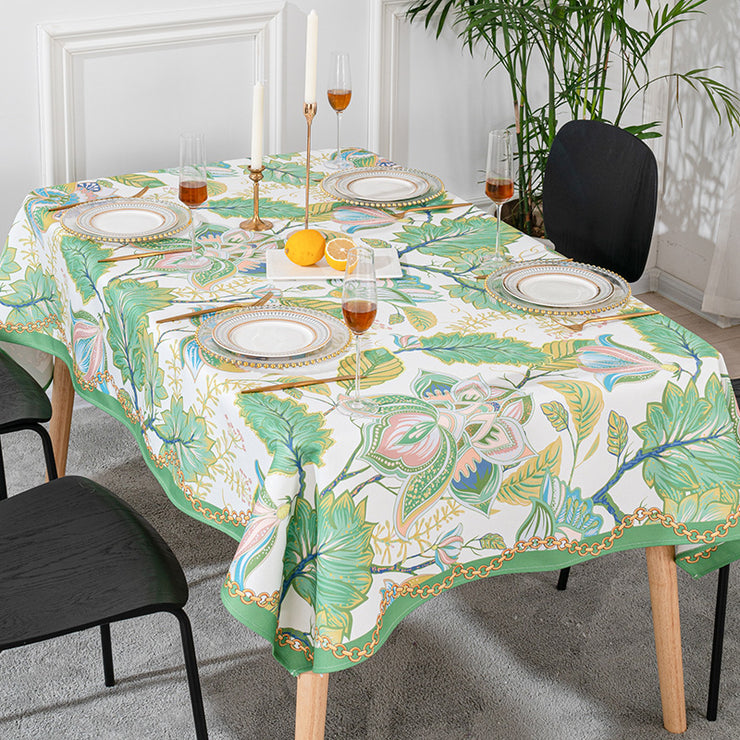 Tablecloth cotton and linen tablecloth