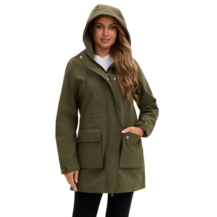 Autumn And Winter Soft Shell Jacket Women&