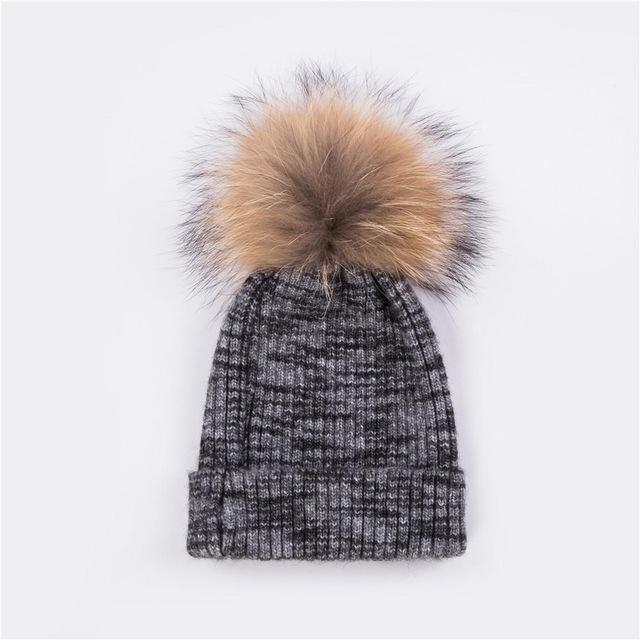 Pompom Beanie Hat